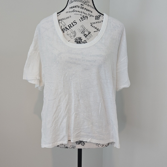 American Eagle Outfitters Tops - American Eagle Outfitters White Short Sleeve Tee